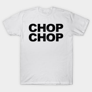 CHOP CHOP grungy black T-Shirt